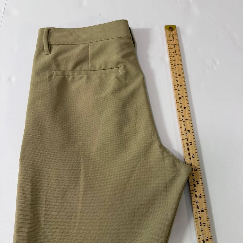 Banana Republic Core Temp Slim Fit Chino Pants Mens 32x32 Khaki Tan 1557516